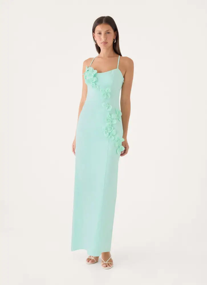 Avenya Maxi Dress - Aqua - Maxi Dresses