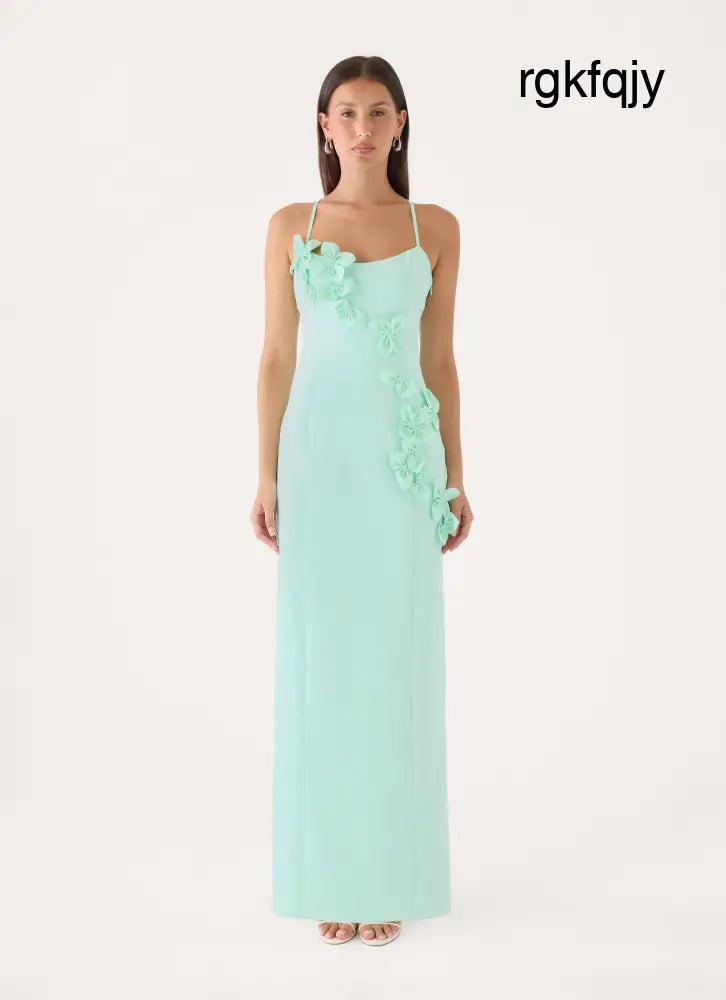Avenya Maxi Dress - Aqua - Maxi Dresses
