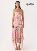 Bingle Midi Dress - Blooming Spring - Midi Dresses