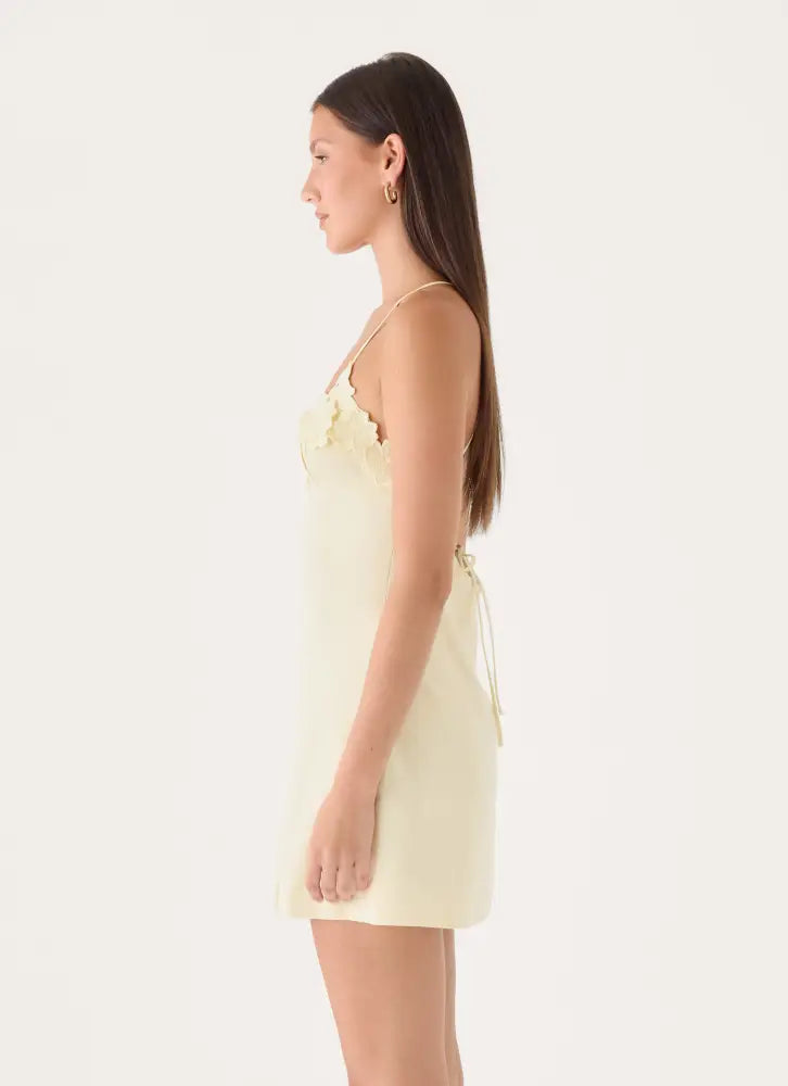 Brave Sound Mini Dress - Yellow - Mini Dresses