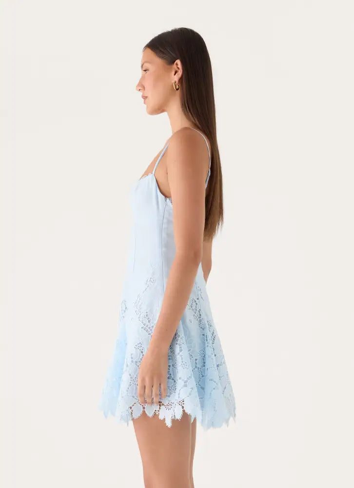Florine Mini Dress - Blue - Mini Dresses