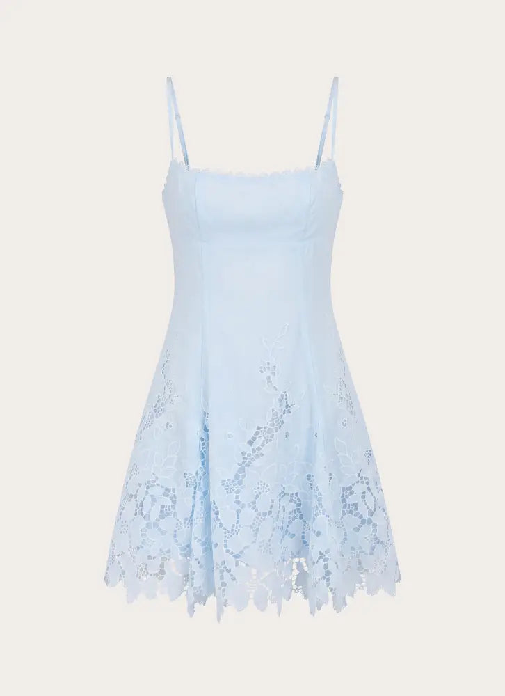 Florine Mini Dress - Blue - Mini Dresses