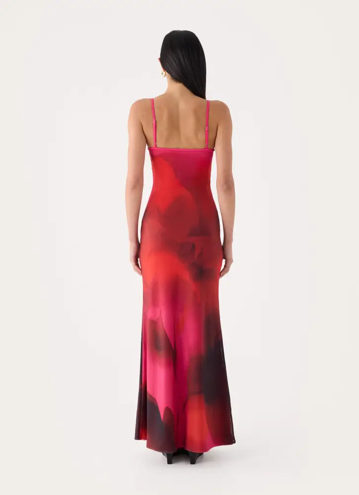 Freyah Maxi Dress - Pink Violet Bloom - Maxi Dresses