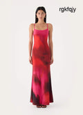 Freyah Maxi Dress - Pink Violet Bloom - Maxi Dresses