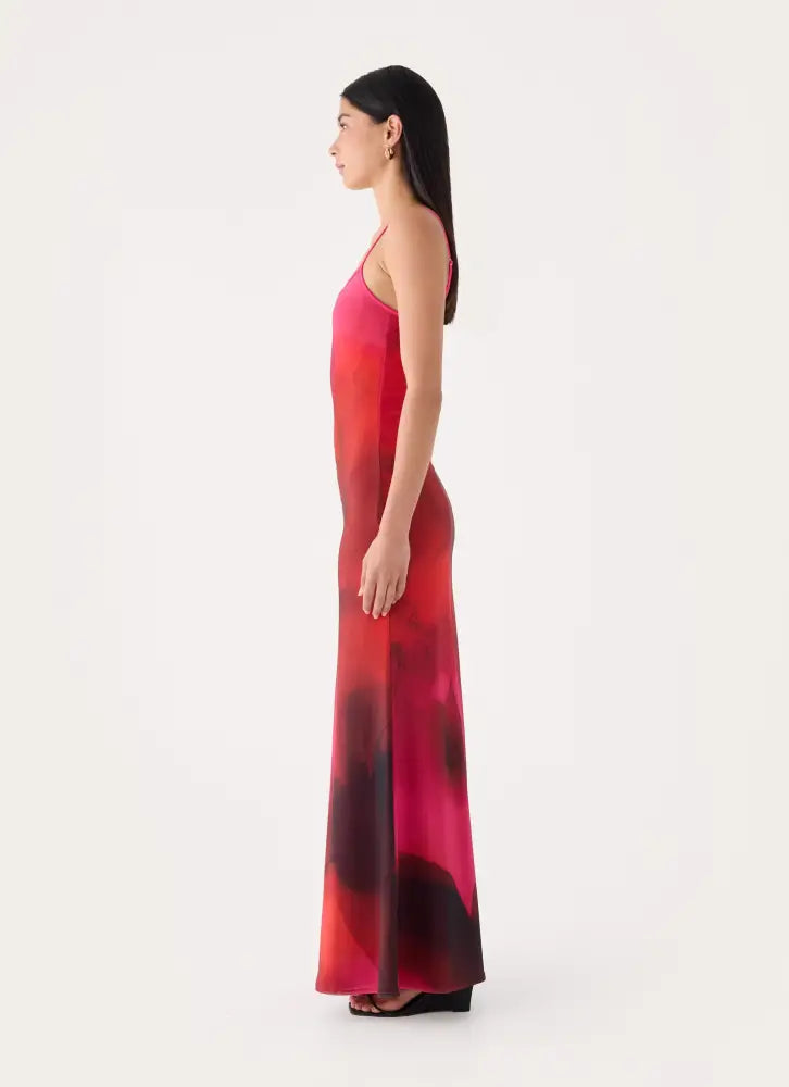 Freyah Maxi Dress - Pink Violet Bloom - Maxi Dresses