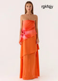 Persuasive Maxi Dress - Orange Blossom - Maxi Dresses