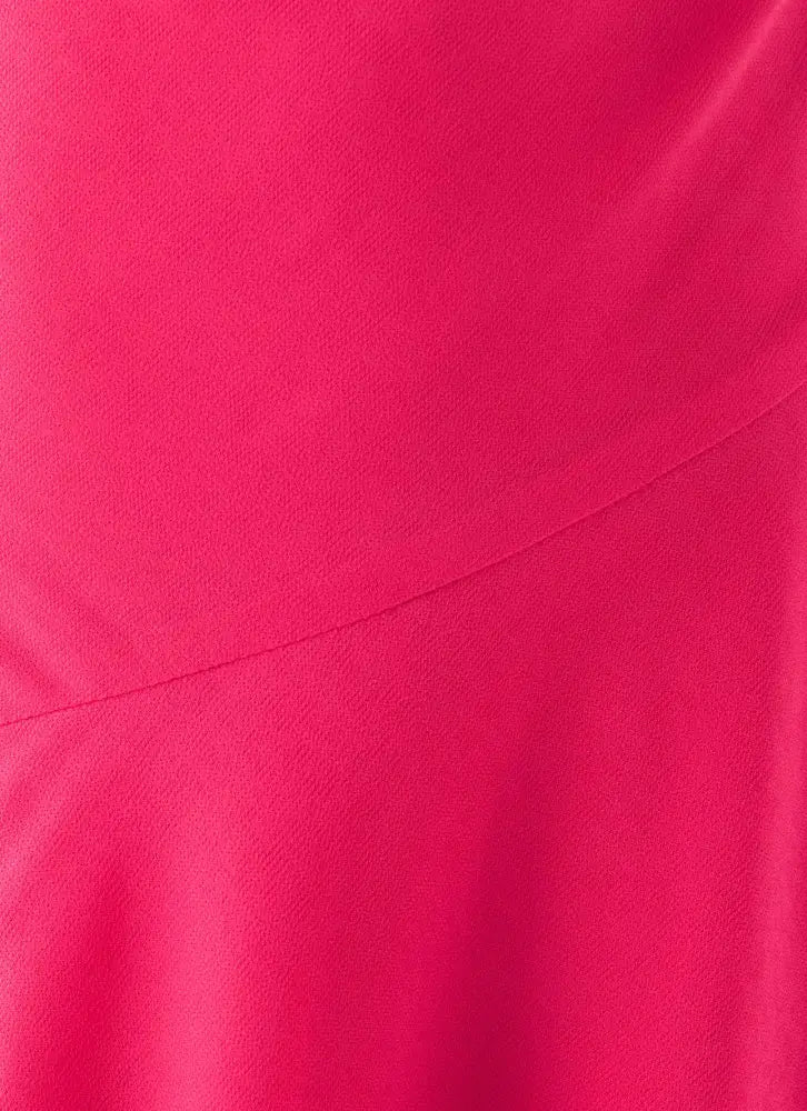 Pirama Beaded Midi Dress - Fuchsia - Midi Dresses