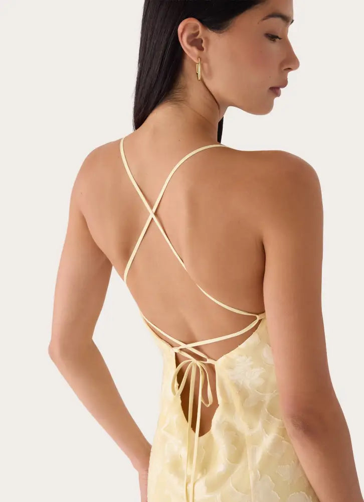 Take A Photo Midi Dress - Yellow - Midi Dresses