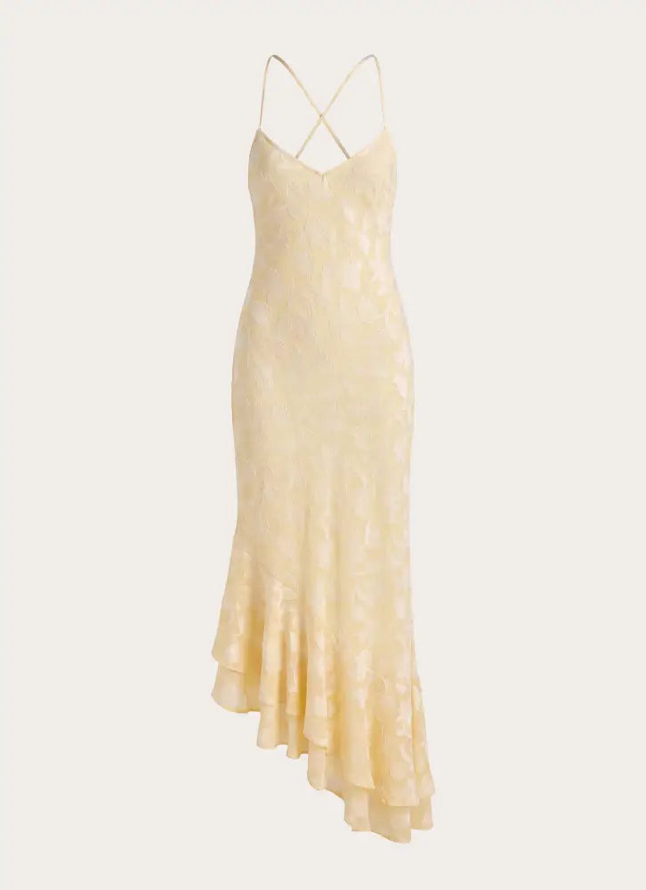 Take A Photo Midi Dress - Yellow - Midi Dresses